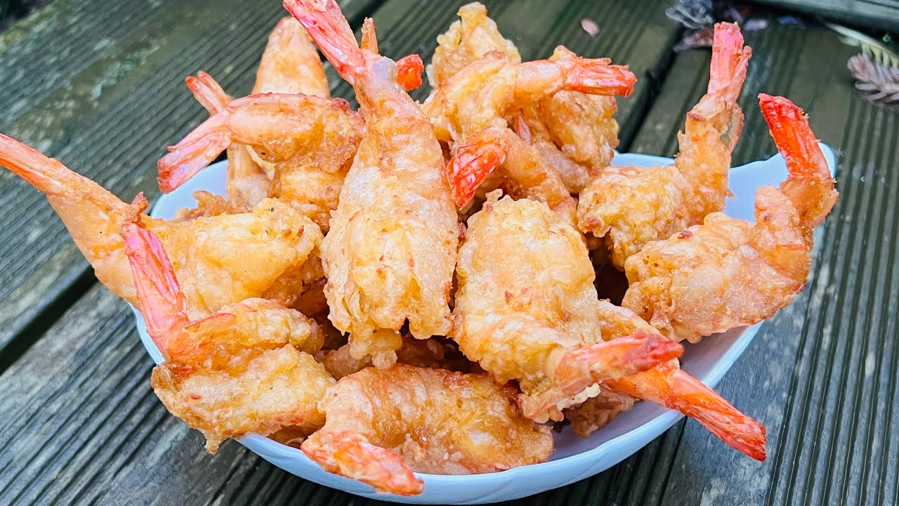 DES CREVETTES CROUSTILLANTE