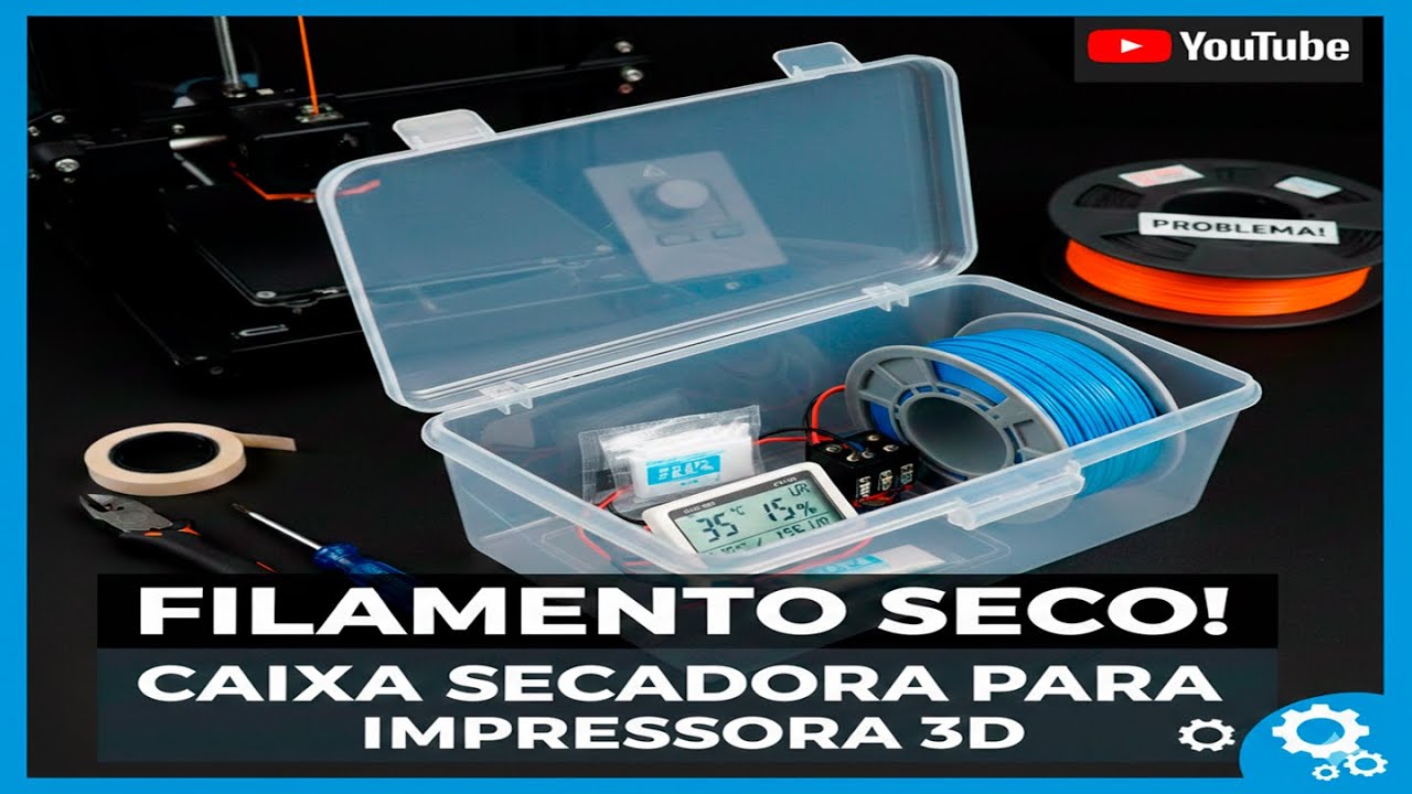Construindo uma caixa secadora de filamento - Deu Certo?