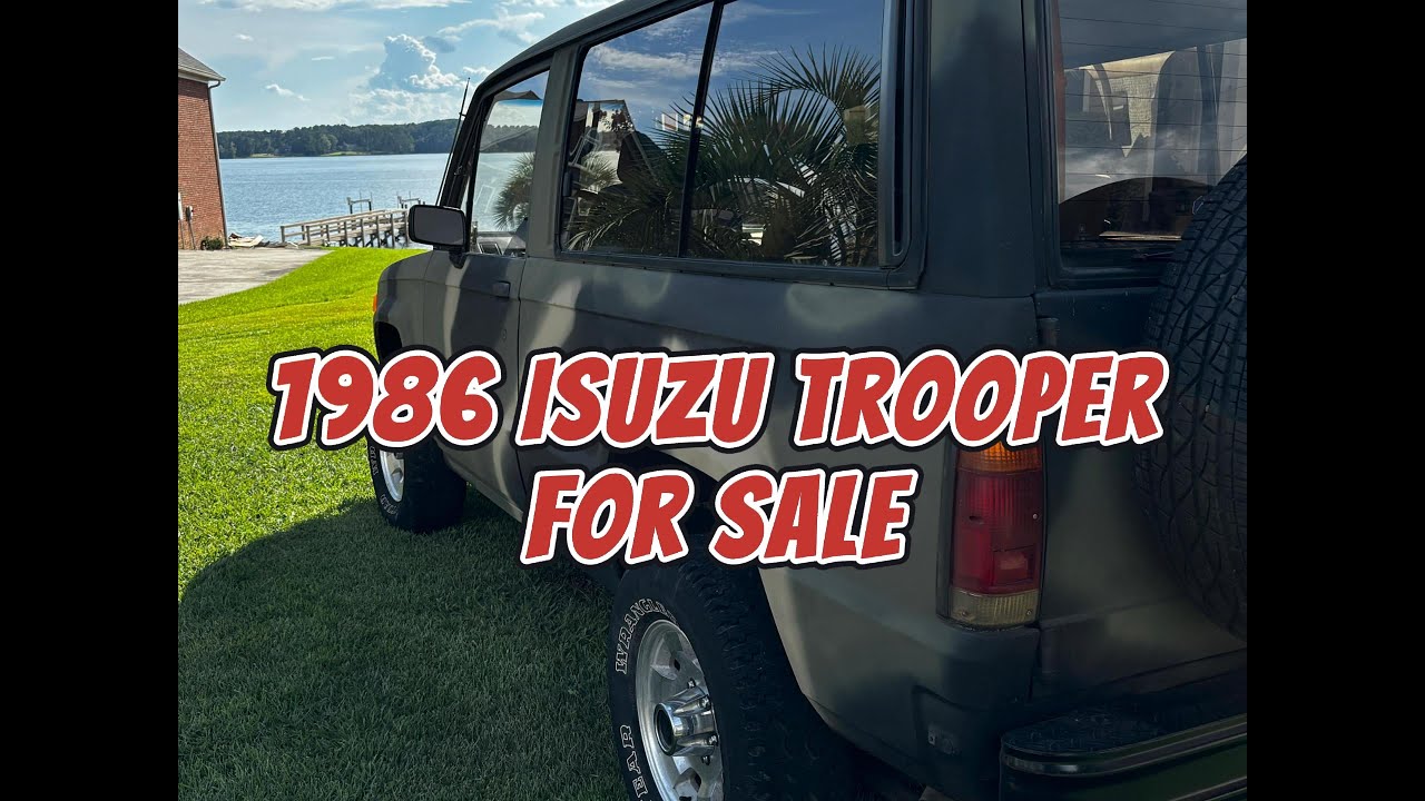1986 Isuzu Trooper For Sale (Tactical Trooper)
