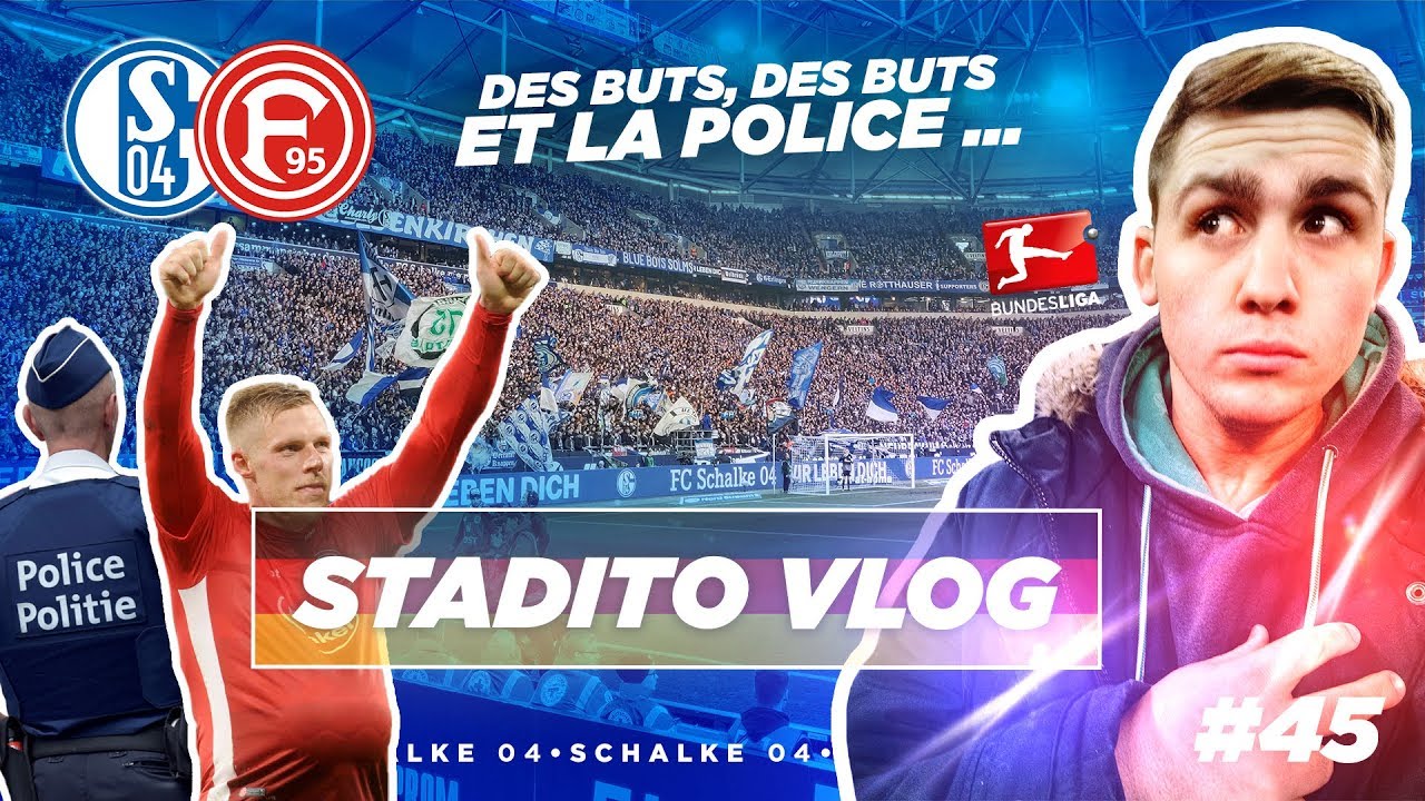 Le CHAUDRON BLEU de SCHALKE (feat. Polizei) | VLOG #45 - FC Schalke 04-Düsseldorf - Veltins Arena