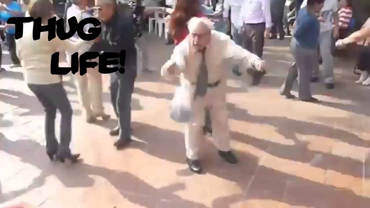 Old Man Dancing Thug Life