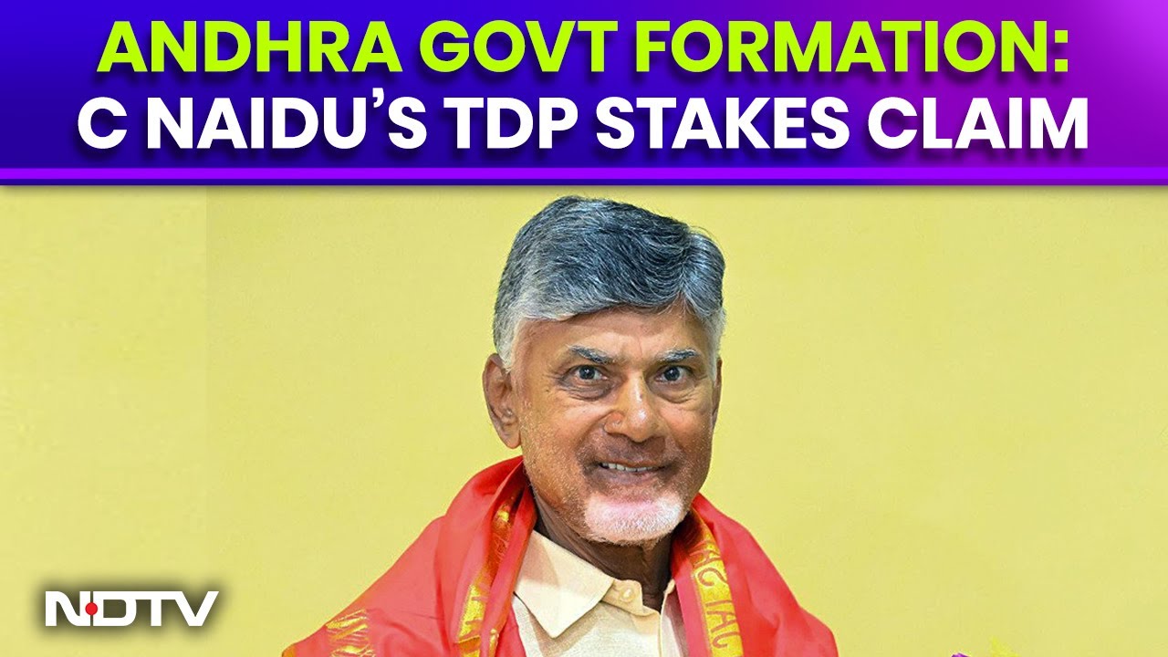 AP Government Formation: Chandrababu Naidu's TDP Stakes Claim