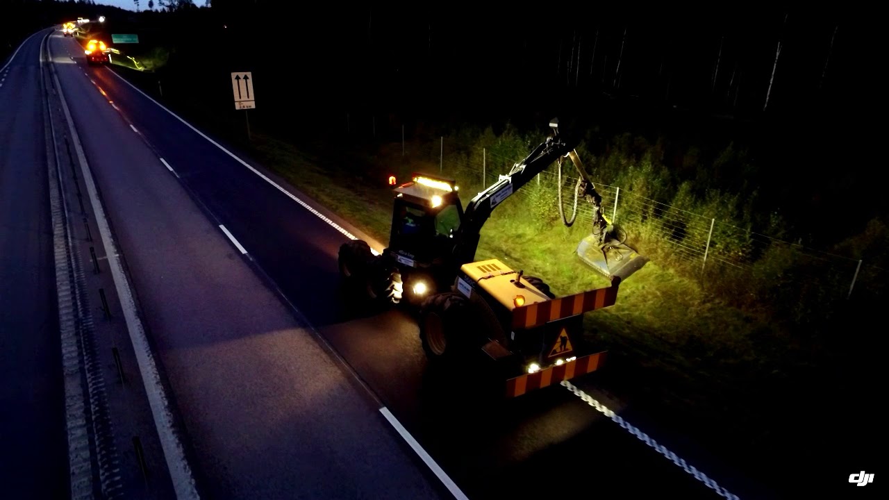 Vägslåtter på E4an 2018