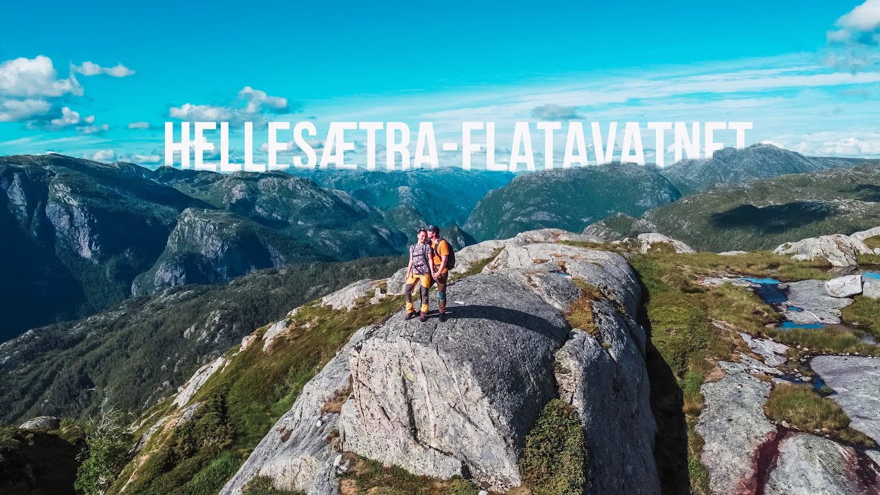 HIKING NORWAY. Hellesætra-Flatavatnet. Vaksdal kommune