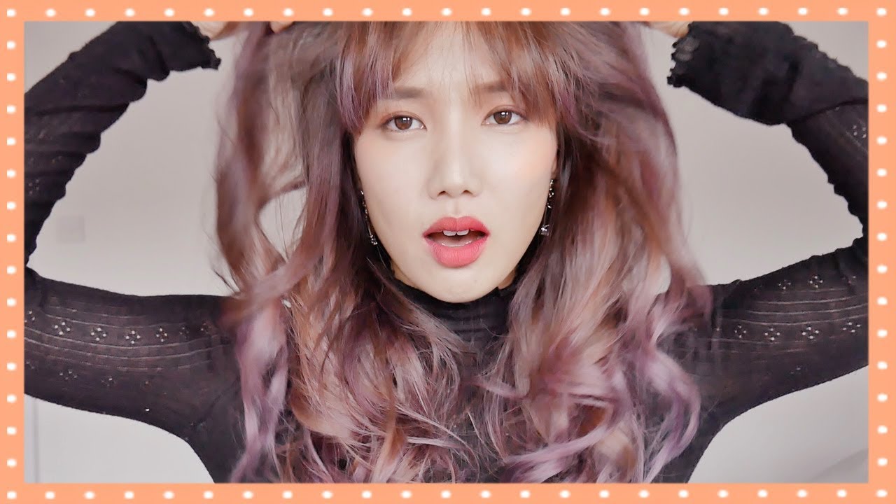 🦄 애쉬퍼플로 염색했음요!!🦄