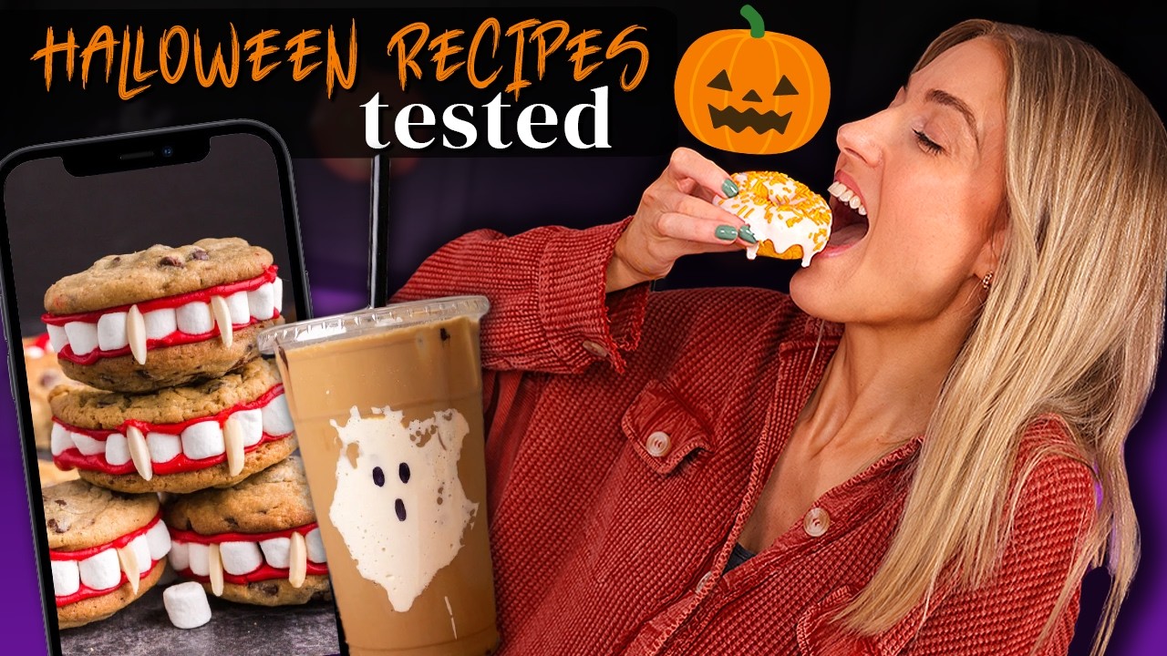 I Tried VIRAL HALLOWEEN RECIPES! What's ACTUALLY worth making??