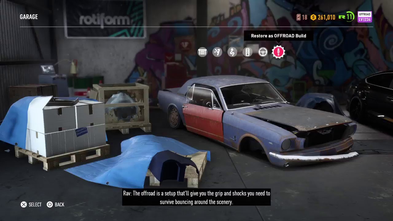Need For Speed Payback UNLOCKING ALL VISUAL CUSTOMIZATION AND REBULDING A NEW CAR