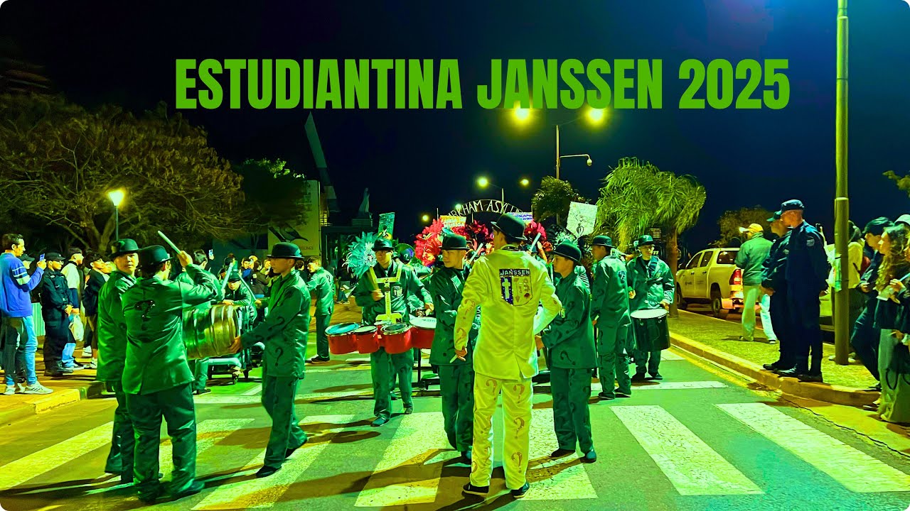 ESTUDIANTINA JANSSEN 2025 - 3RA NOCHE DE CALLE - 2DO PALCO - DELIRIO ENIGMATICO