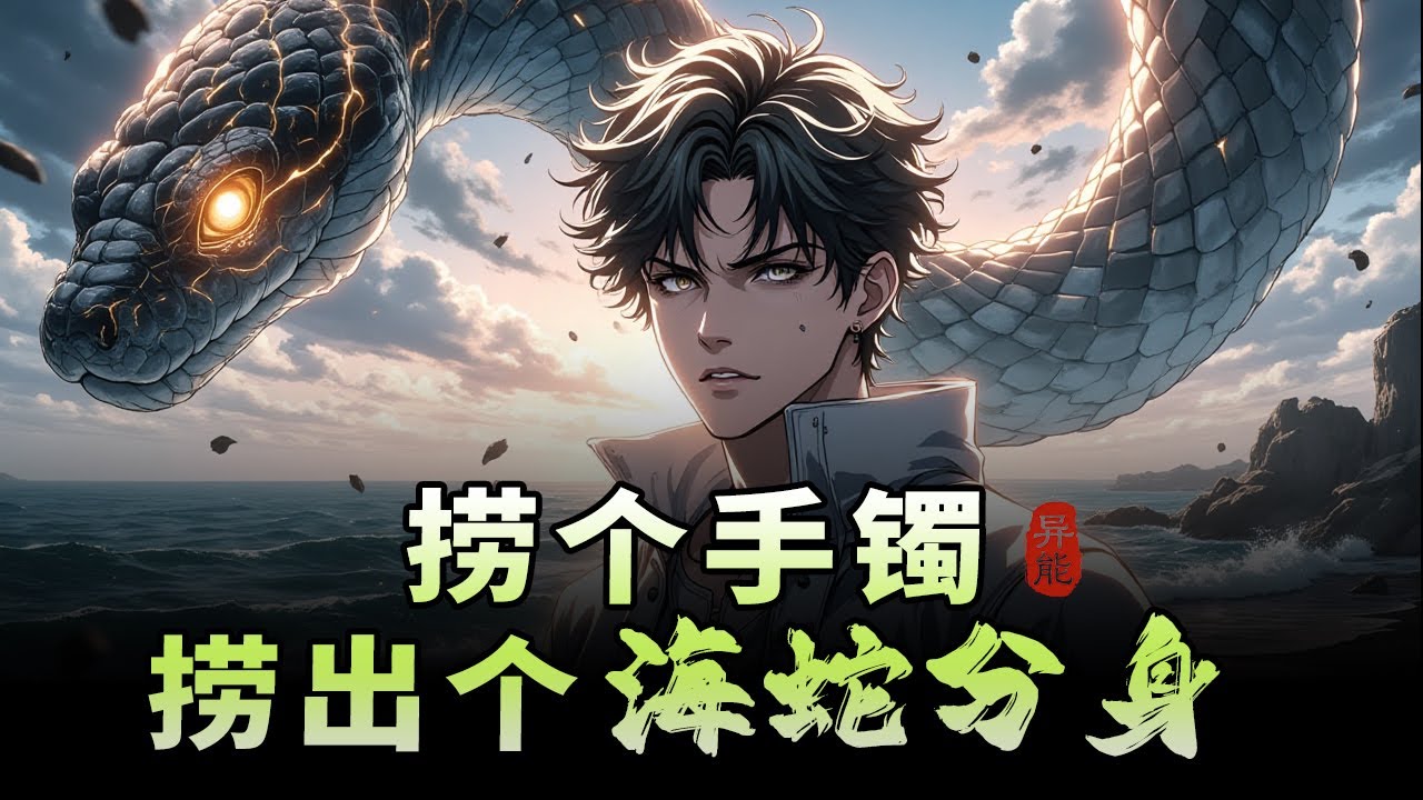 捞个手镯，捞出个海蛇分身|送海鲜小伙为赚一千块帮老板娘捞翡翠手镯，不料鱼池触电+被剧毒海蛇咬伤，竟意外觉醒海蛇分身，从此赶海打渔寻宝样样精通——可校花、师姐、老板娘却齐骂他“渣男海王”！