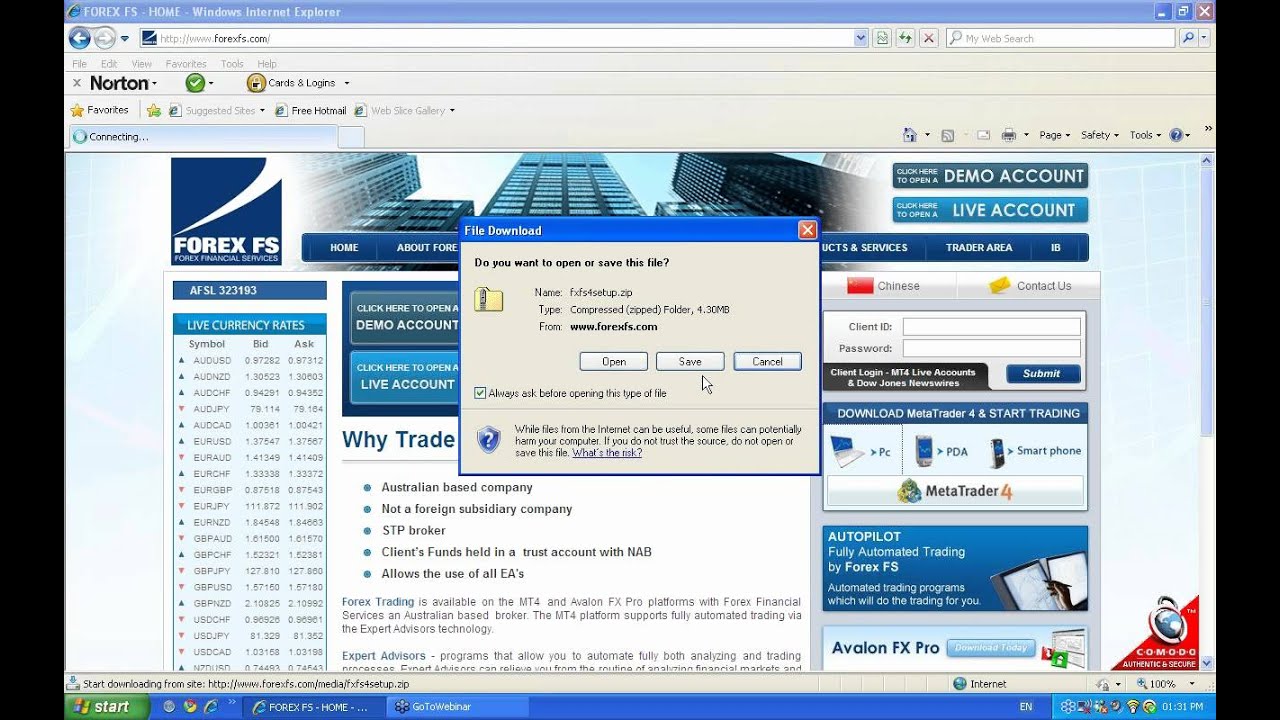 How To Download The MT4 Platform To Your PC