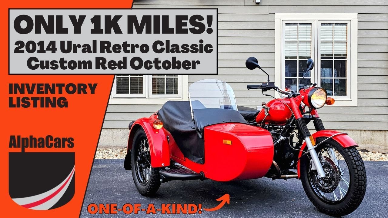 An Unmissable Find: This 2014 Ural Retro Custom Red October with Just 1k Miles