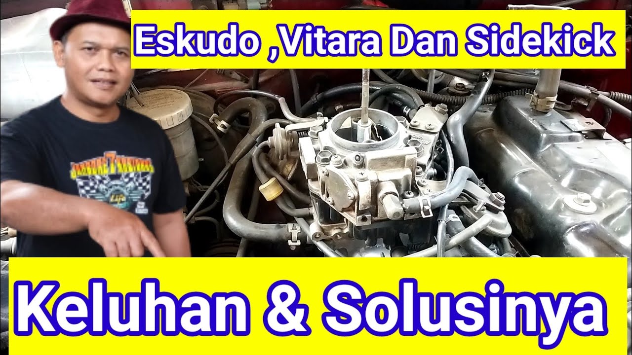 Eskudo,Vitara ,SideKick Boros ,Busi Hitam||Yanto Karburator