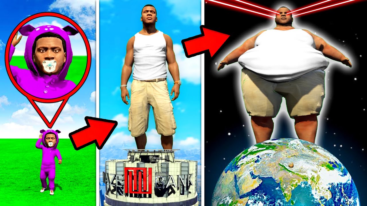 GTA 5 - BABY FRANKLIN zu XXL FRANKLIN GOTT upgraden!!