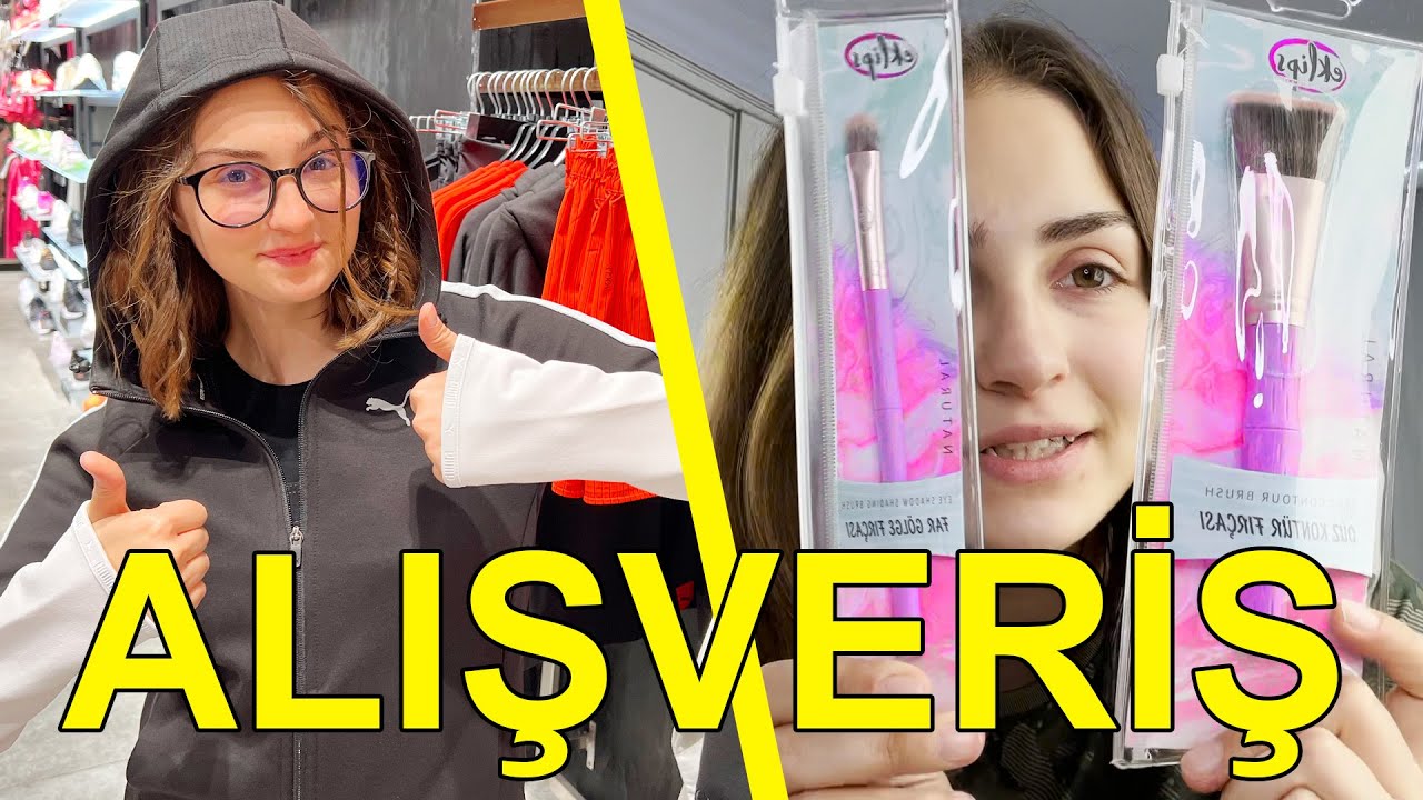 ALIŞVERİŞ VLOG | Kıyafet ve Gratis Alışverişim, Böyle makyaj malzemesi görmedim 🤪 Puma, Nike, Zara