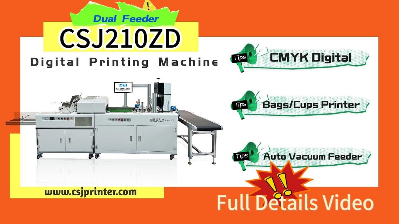 Full details for A3 A4 automatic paper bag printing machine HP452 HP FI1000 digital printer