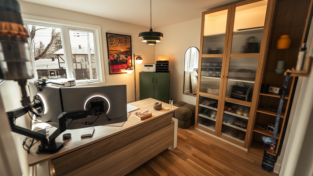 Home Office Desk Setup Makeover&hellip; Built on an IKEA Budget