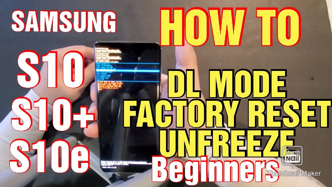 Как сбросить настройки Samsung Galaxy S10, S10e и S10+ (Plus) — полный сброс / режим DL / сброс /...