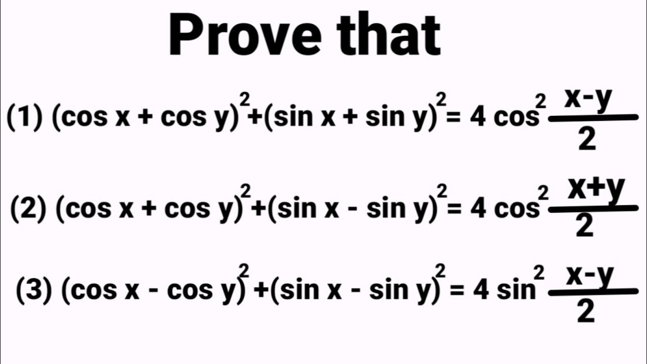 Solving Questions Of Trigonometry || How To Prove Trigonometric Formulas #Trigonometry #Tricks #Trig