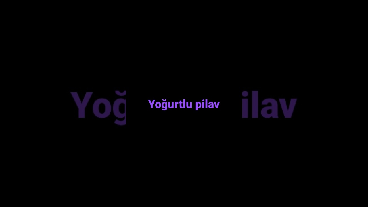 Yoğurtlu pilav