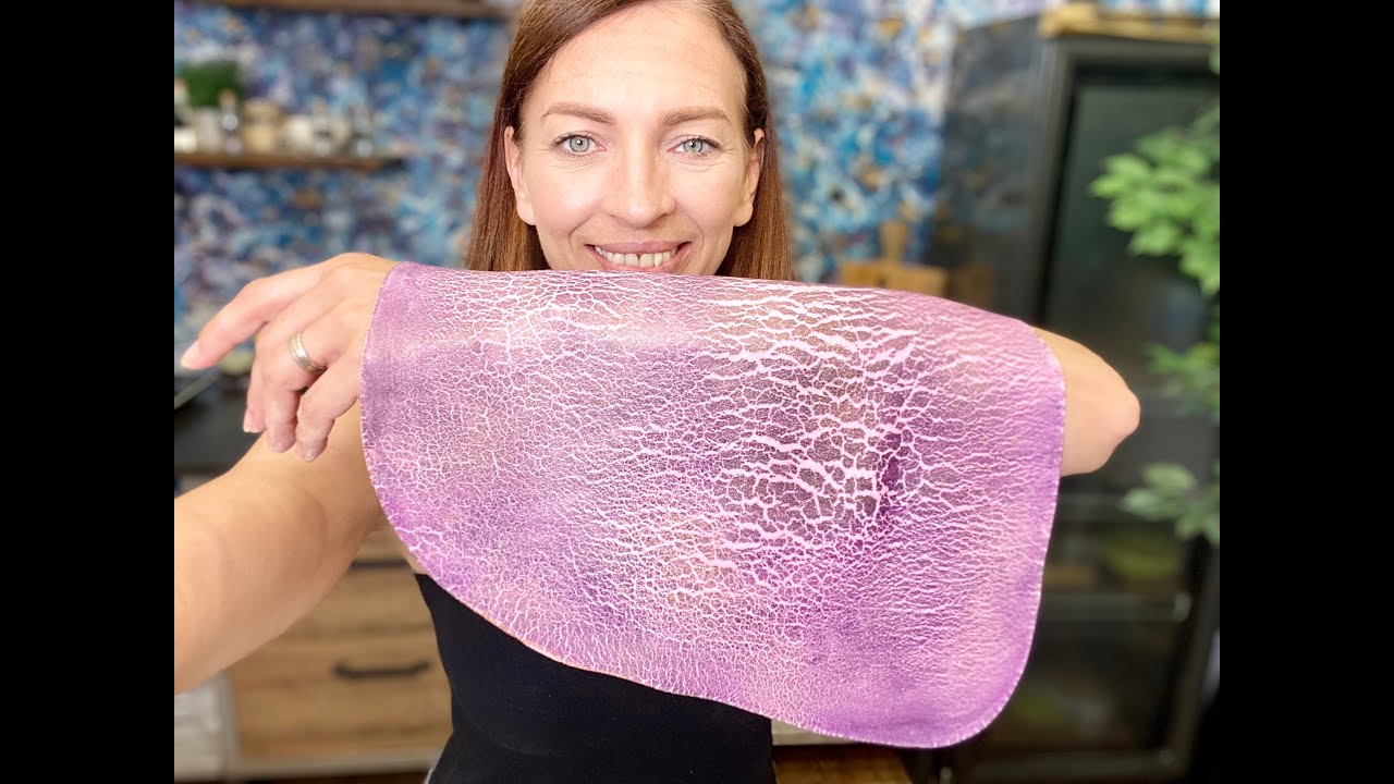 Crackled fondant technique
