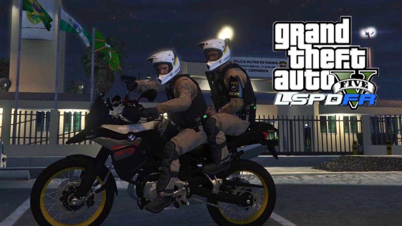 FALSO POLICIAL é preso pela ROCAM PMPR - GTA V LSPDFR