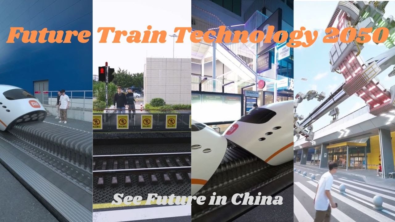 Future Train Technology 2050  #future #chinatechnology #vfx
