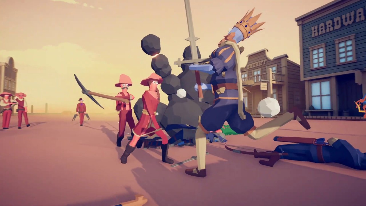 WILD WEST FACTION VS EVERY FACTION TABS Totally accurate battle simulator