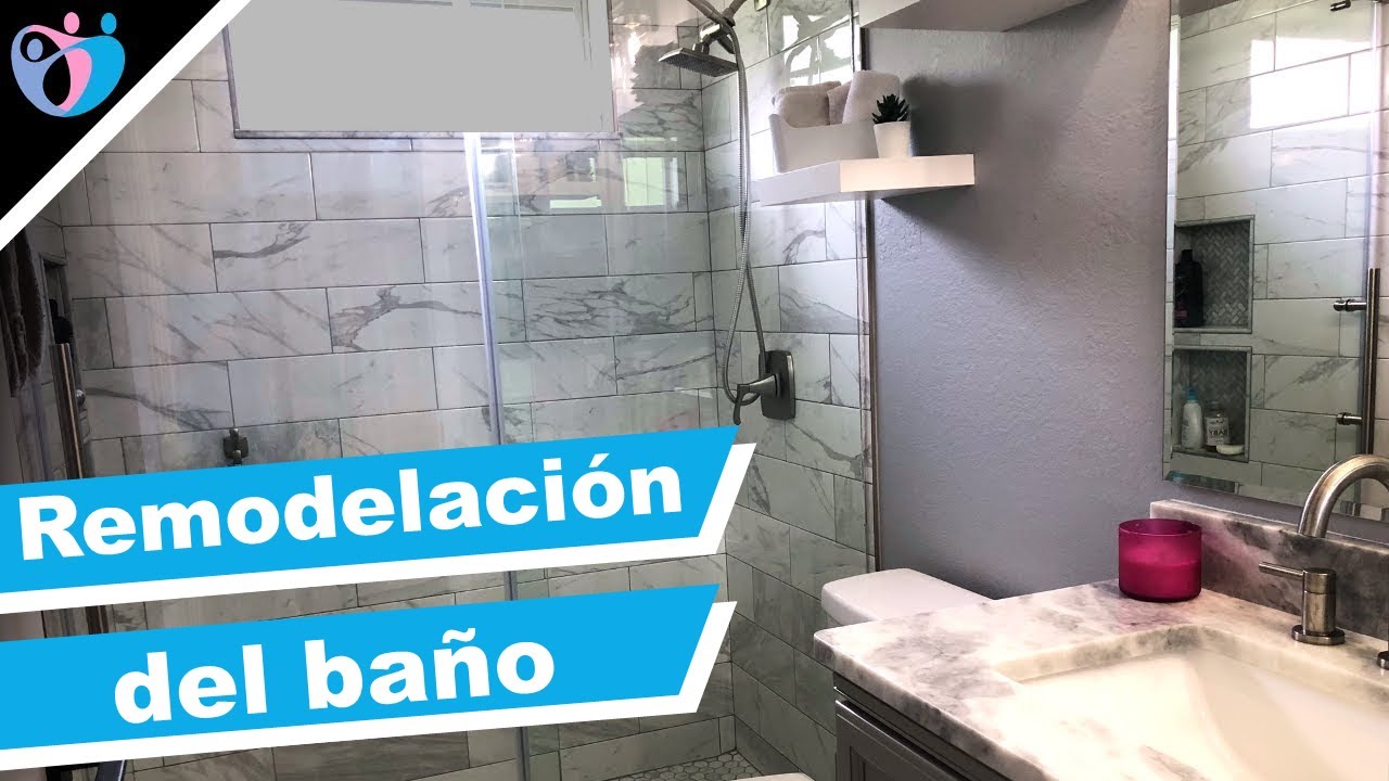 Remodelaci&oacute;n de Ba&ntilde;o de invitados Completa  | Conversi&oacute;n de Ba&ntilde;era a Ducha de Comienzo a Fin