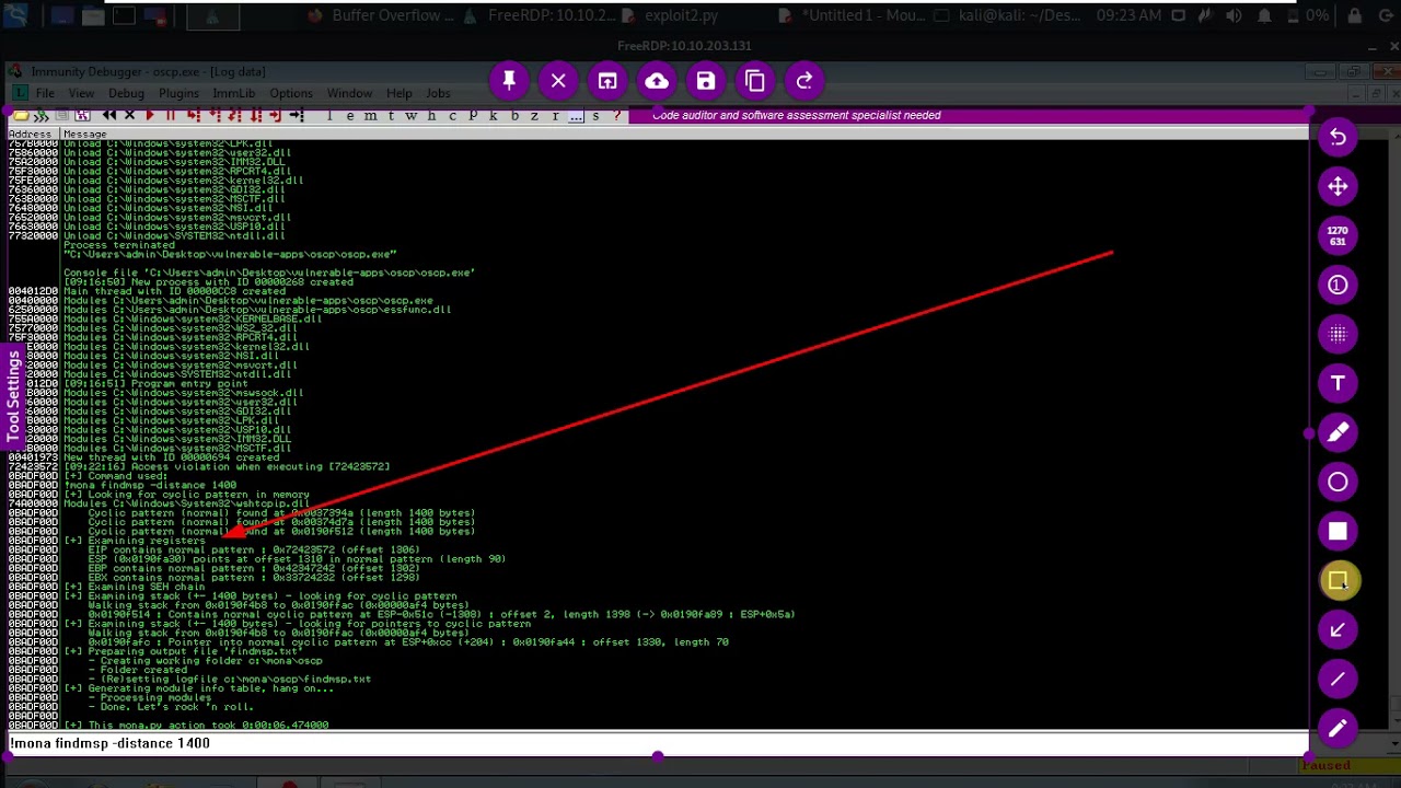 Buffer Overflow for OSCP Exam -  TryHackMe Buffer Overflow Prep Room