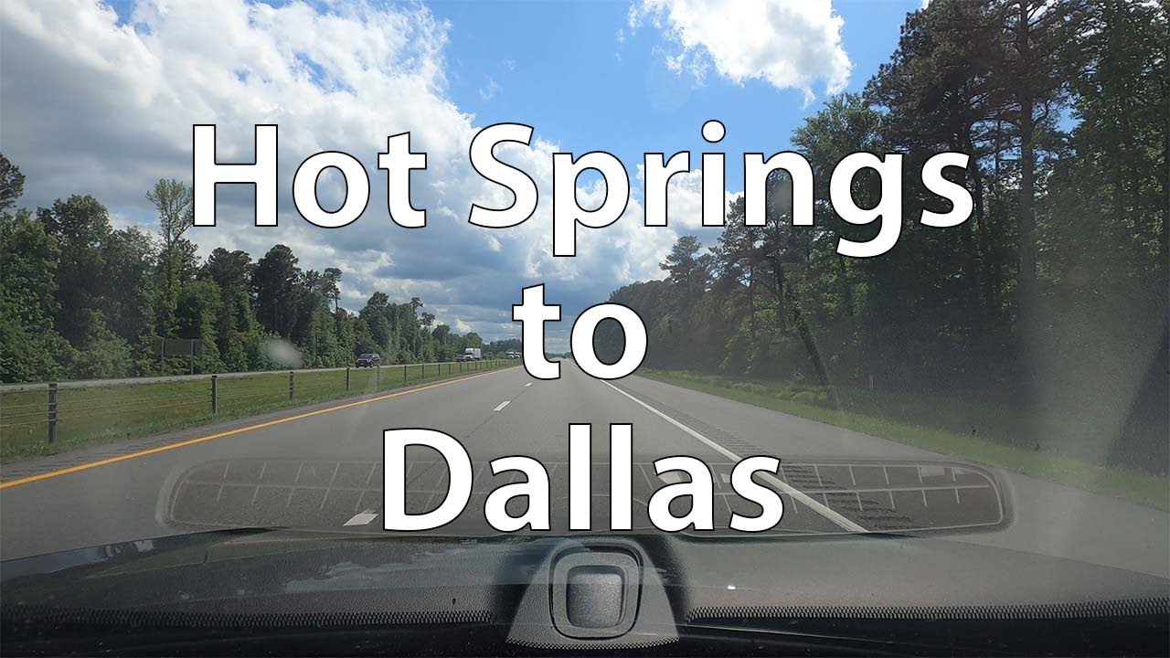 [4K] Driving from Hot Springs to Dallas (US)