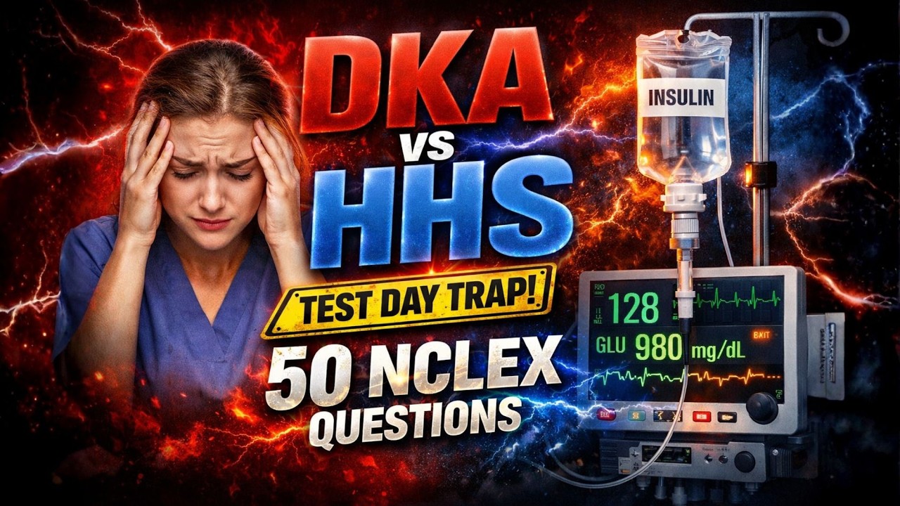 50 вопросов по ДКА и ГГС для NCLEX | Подготовка к экзамену NCLEX #2026 #образование #учеба #иссле...