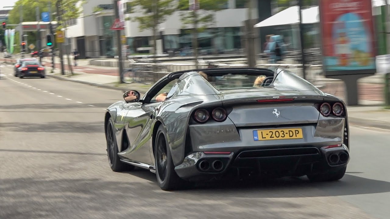 Ferrari 812 GTS - Lovely Accelerations, Revs and more! Pure V12 Engine Sound (+ SF90 Stradale)