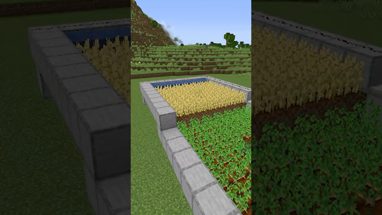 LA MEJOR GRANJA AUTOMATICA EN MINECRAFT! 😱🌾 #shorts