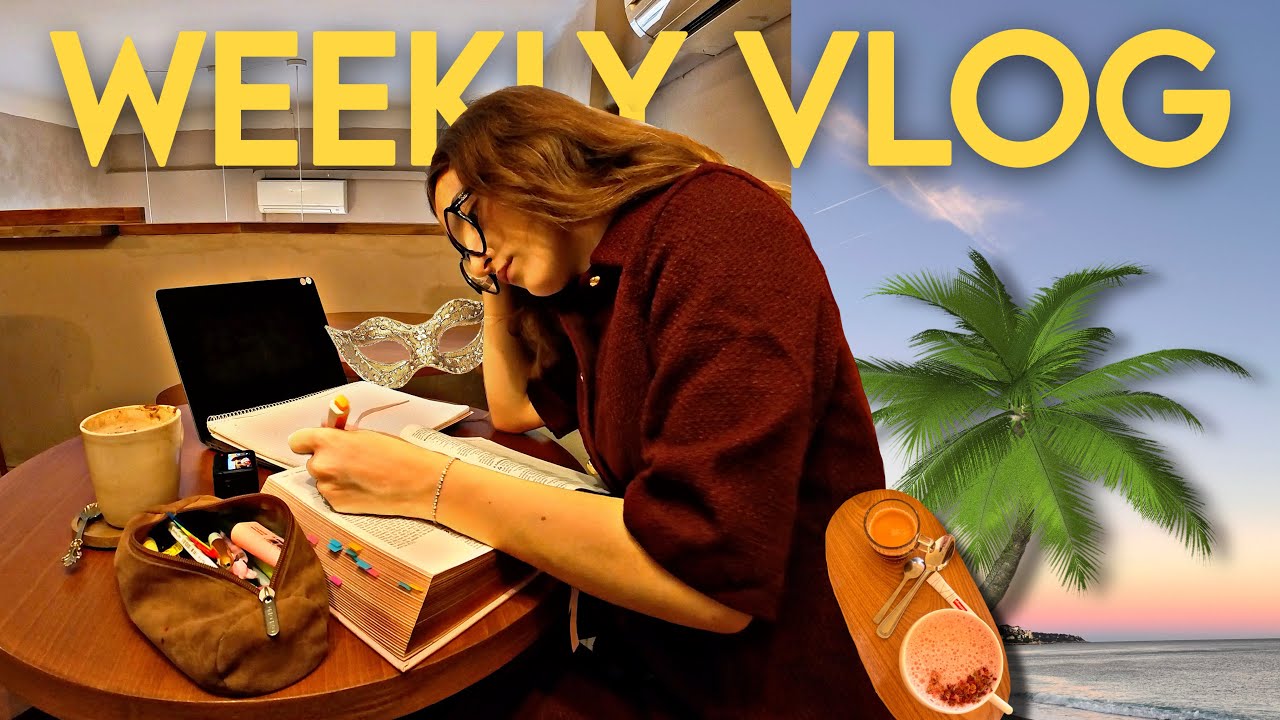 WEEKLY VLOG I Carnaval, visites, sorties, révisions