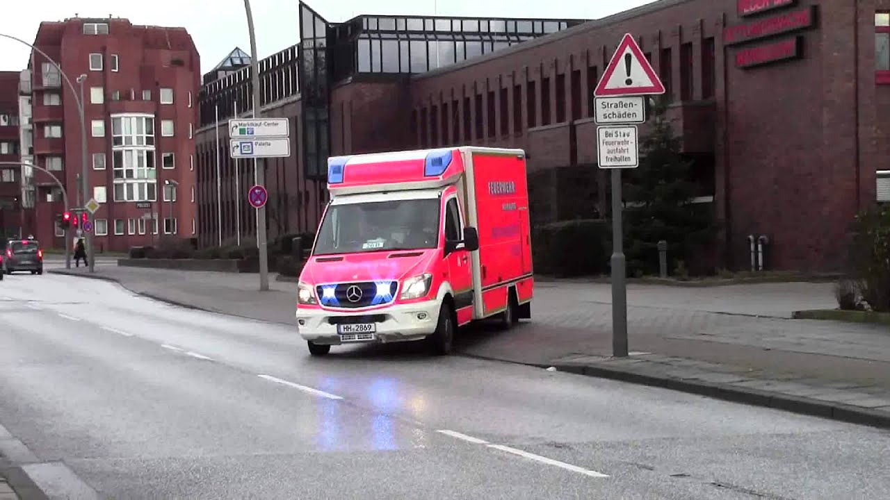 Großer Feuerwehr Hamburg Zusammenschnitt Feuerwehr+Rettungsdienst