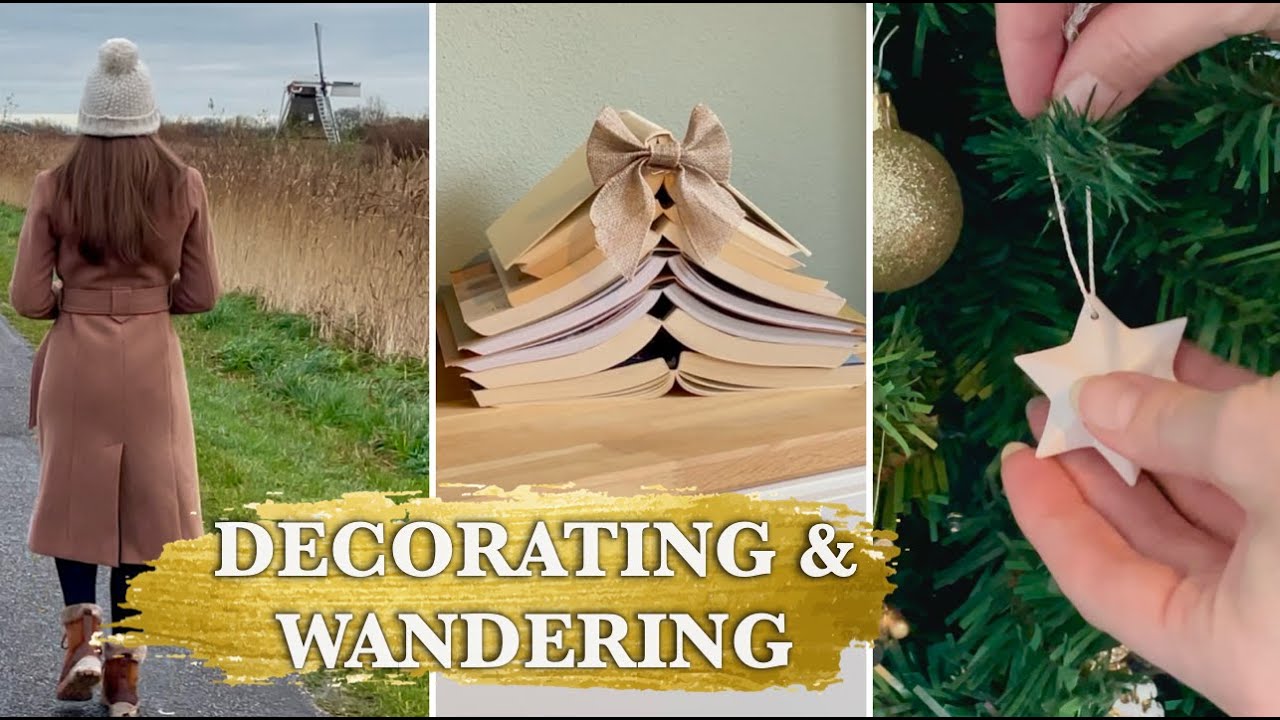 Preparing for Christmas🎄⭐️ Cosy Decorating, Countryside Walk, Cinnamon Rolls | Slow Living Vlog