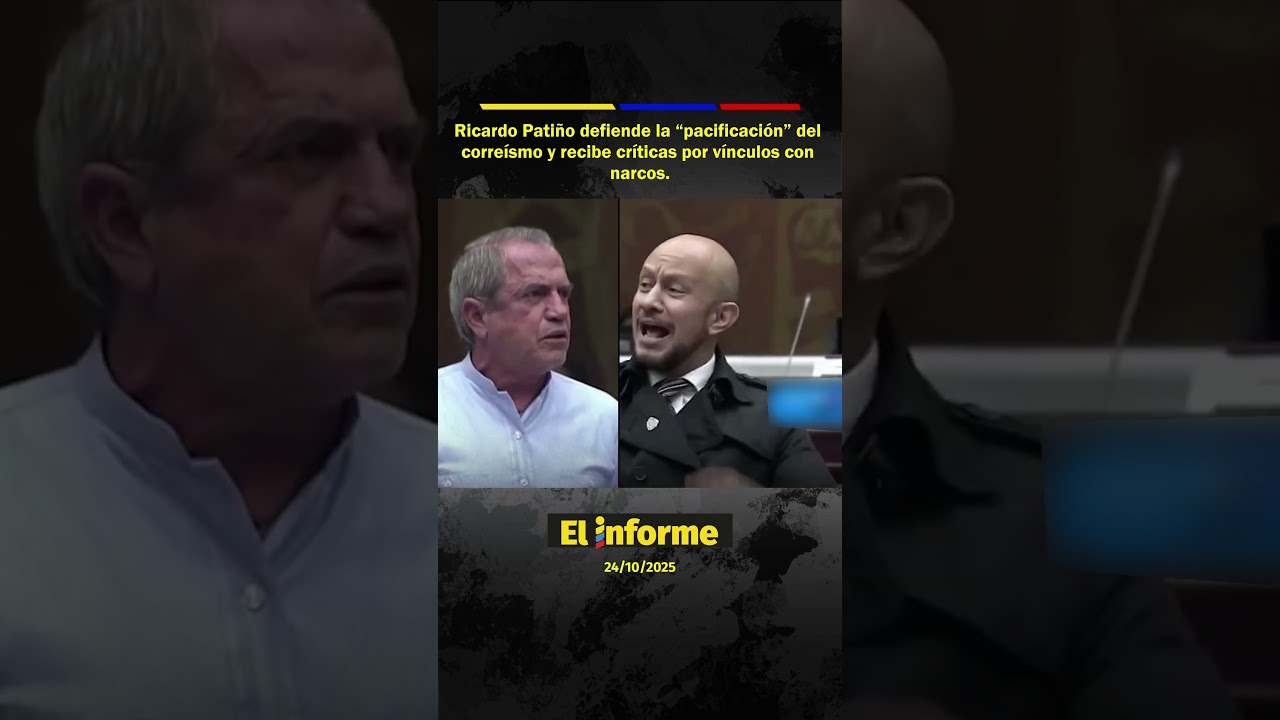 Ricardo Pati&ntilde;o asegura que la Revoluci&oacute;n Ciudadana &ldquo;pacific&oacute;&rdquo; a las bandas delictivas