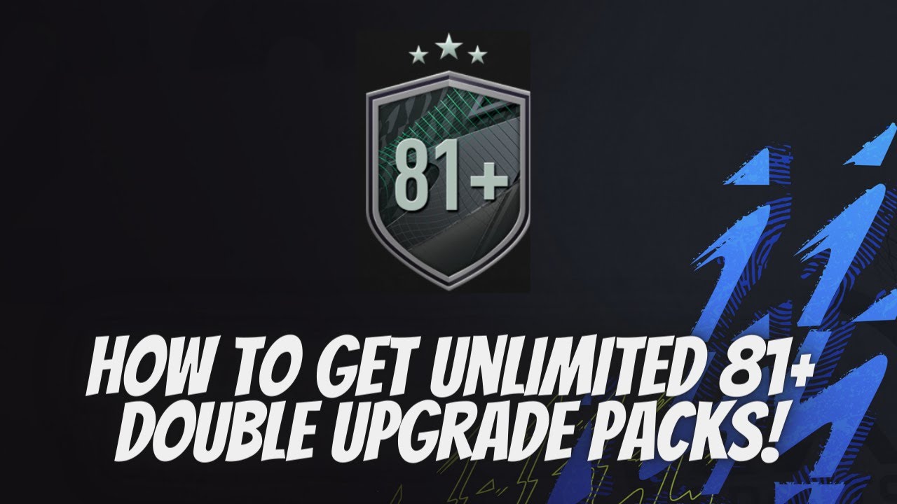 How To Get Unlimited 81+ Double Upgrade packs! - FIFA 22