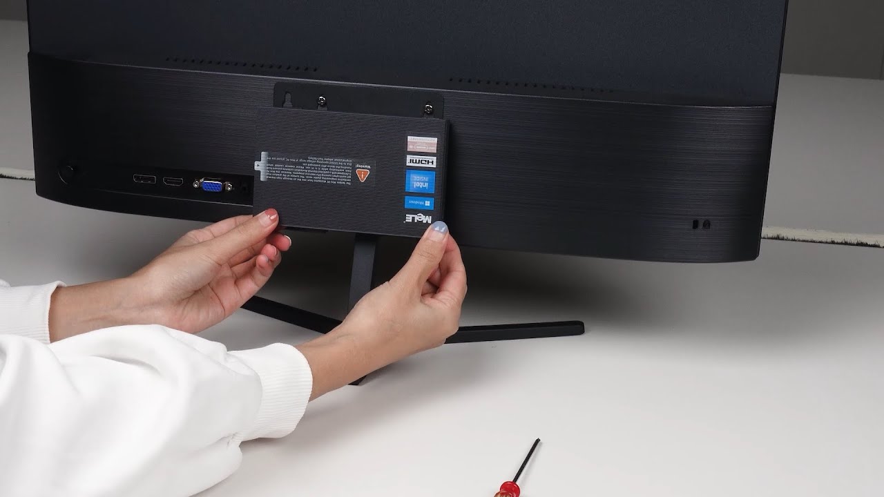 How to mount your MeLE Mini PC to a monitor— Turns your monitor into a super computer！