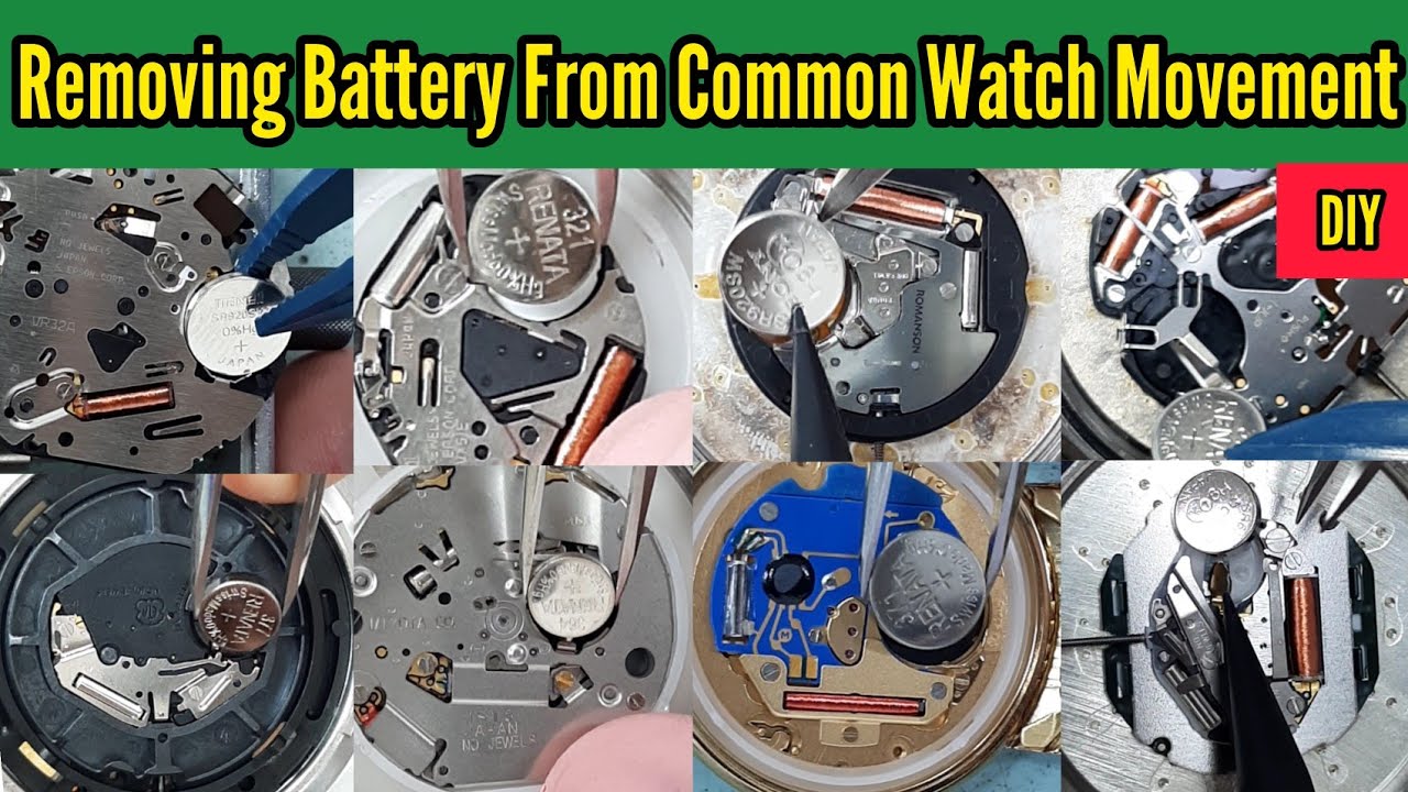 How To Remove or Replace Watch Battery in Various Common Movement | SolimBD | Watch Repair Channel