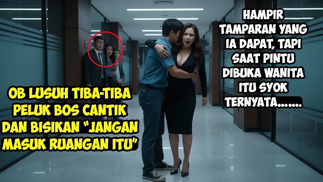 OB LUSUH TIBA TIBA PELUK BOS CANTIK DAN BISIKAN “JANGAN MASUK RUANG ITU”HAMPIR DITAMPAR. TAPI.....