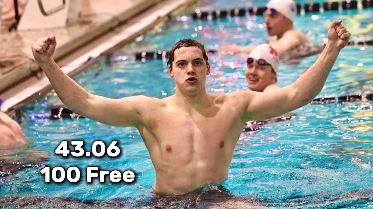 Austin Carpenter’s DOMINANT 100 Free State Title (43.06) | Ohio State Meet