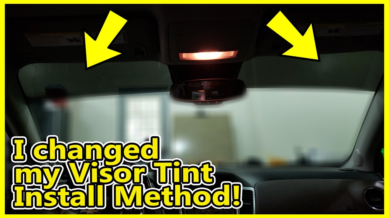How I will Tint a Visor Strip in 2021
