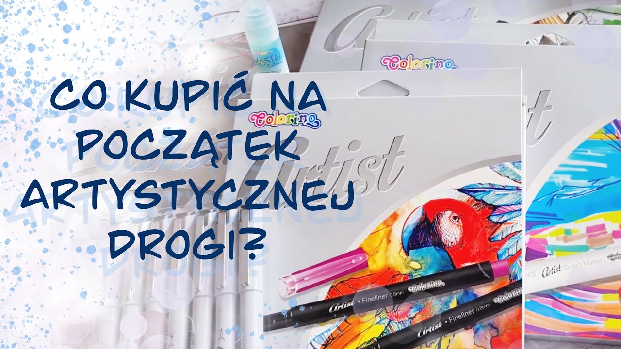 Co kupić na początek? | Od czego zacząć przygodę z rysowaniem? | Colorino Artist - hit czy kit?