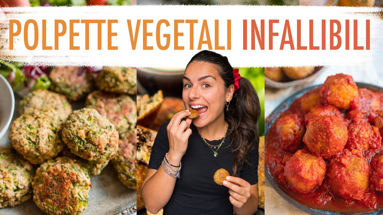 POLPETTE VEGETALI INFALLIBILI - 3 modi per farle vegane senza carne senza uova | Elefanteveg