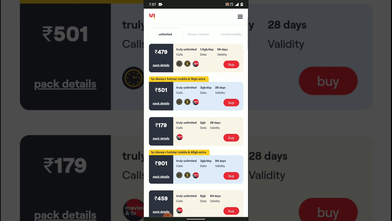 VI double data plan December 😱