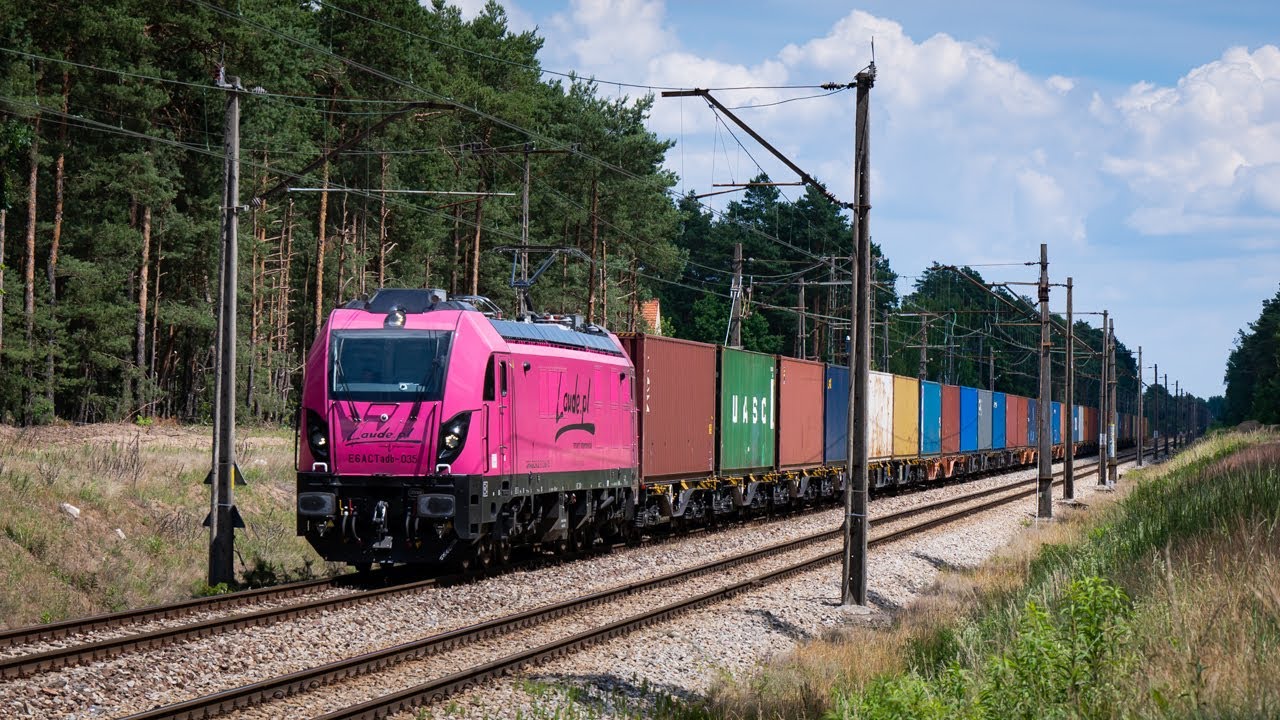 Dragon 2 (E6ACTadb-035) Laude.pl + mijanka z ET22-1127 | Budy-Kałki