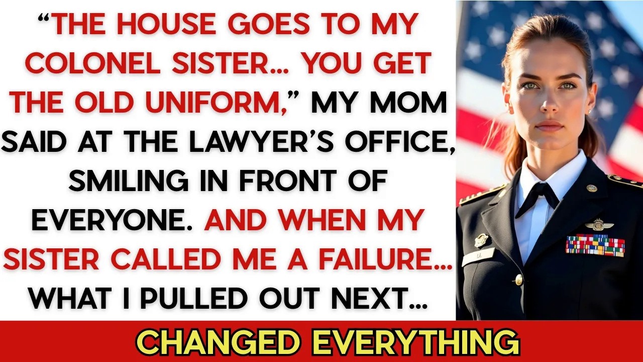 My Sister Left Me Only an Old Uniform—Inside Was the Key to a $2M Hidden Estate.