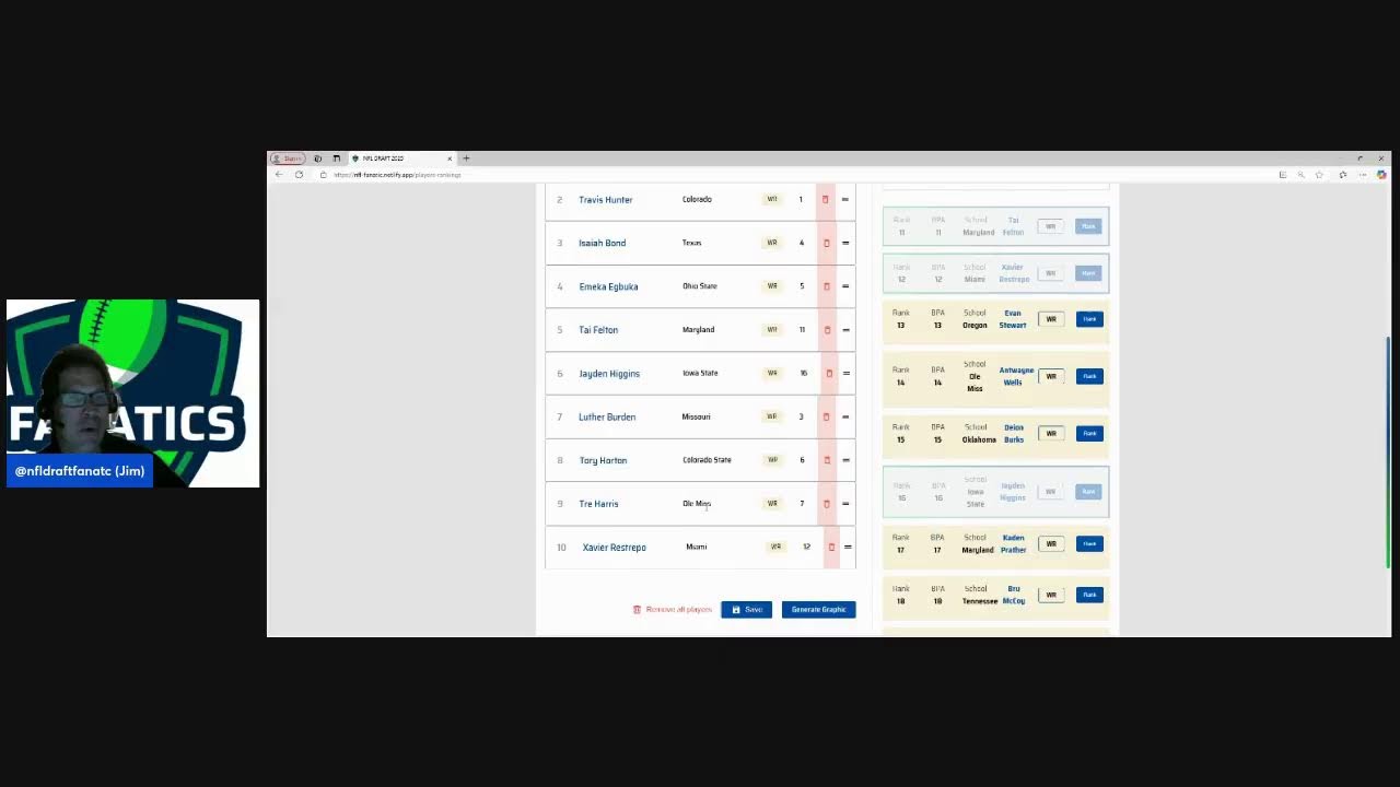 NFL Draft Fanatics Live Stream