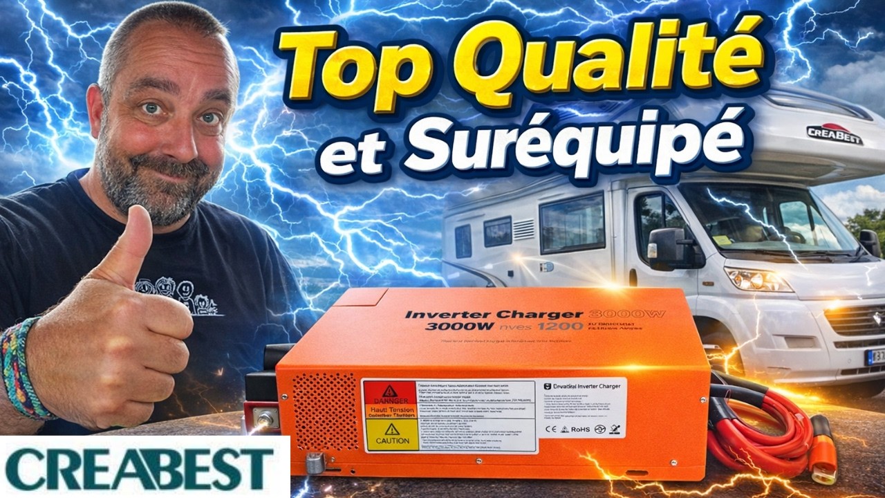 Le plus équipé des Convertisseurs-Chargeurs pour Camping-Car